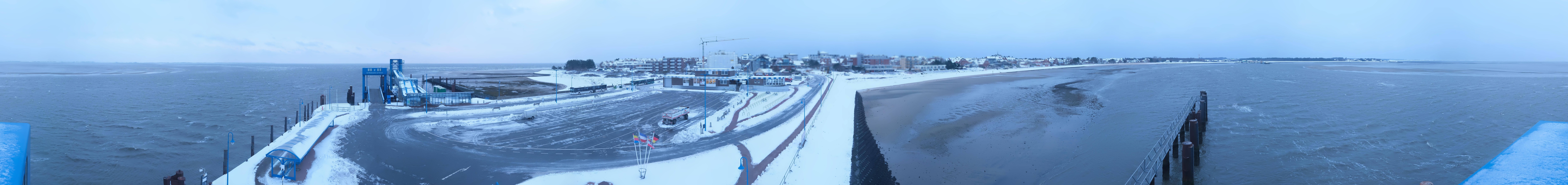 Archiv Foto Webcam Insel Amrum - Fähranleger Wittdün