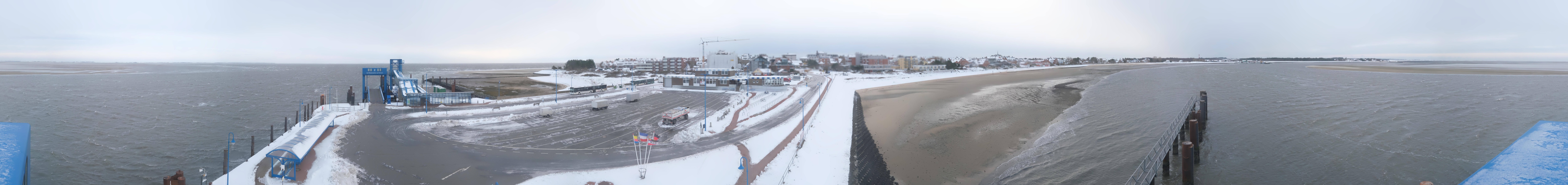 Archiv Foto Webcam Insel Amrum - Fähranleger Wittdün
