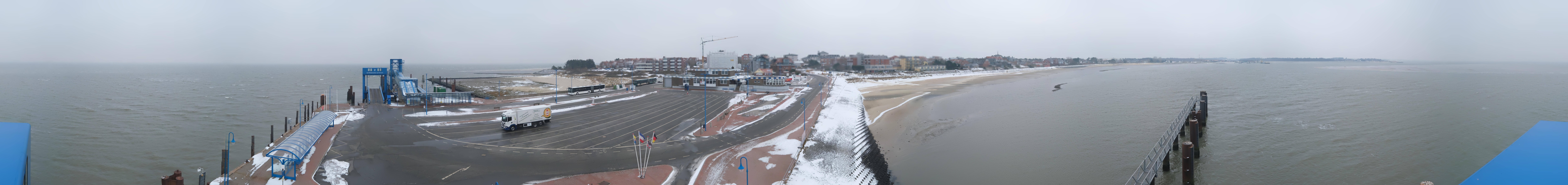 Archiv Foto Webcam Insel Amrum - Fähranleger Wittdün