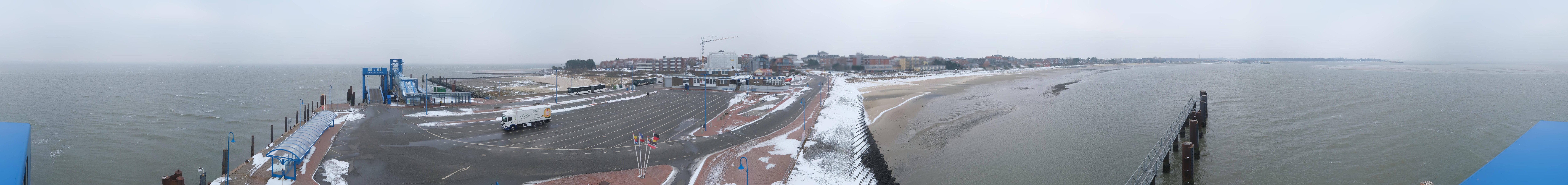 Archiv Foto Webcam Insel Amrum - Fähranleger Wittdün