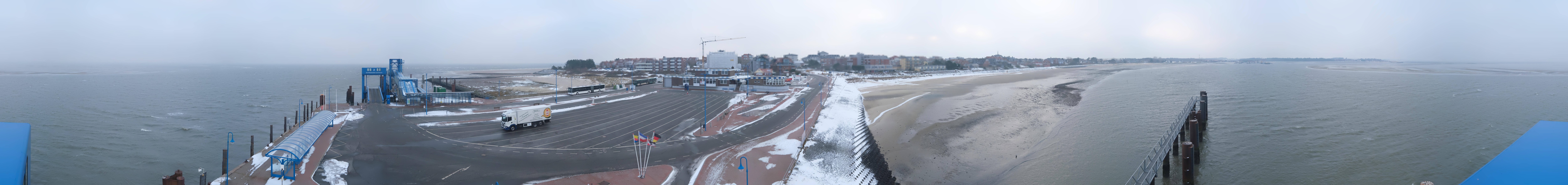 Archiv Foto Webcam Insel Amrum - Fähranleger Wittdün