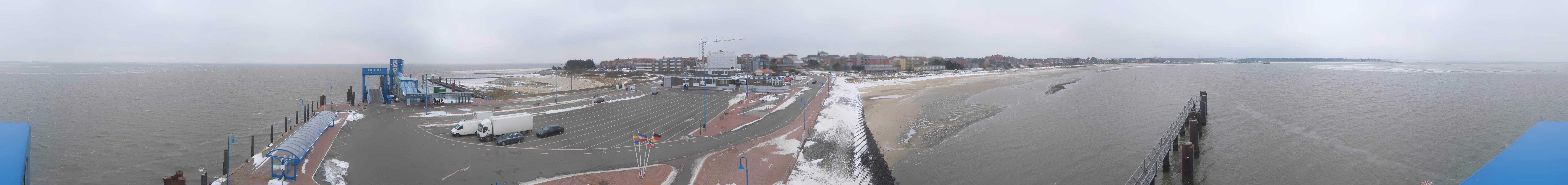 Archiv Foto Webcam Insel Amrum - Fähranleger Wittdün