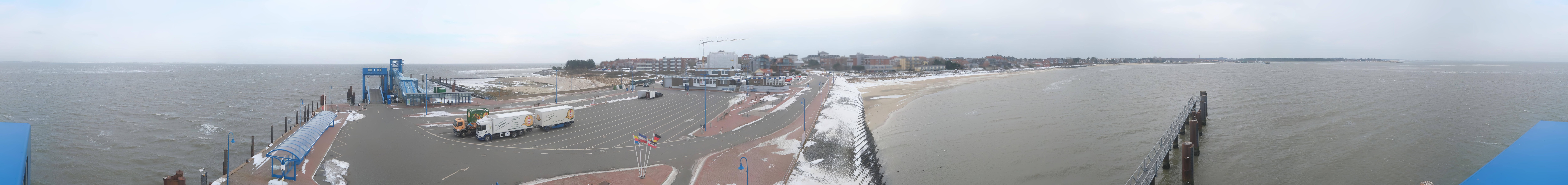 Archiv Foto Webcam Insel Amrum - Fähranleger Wittdün