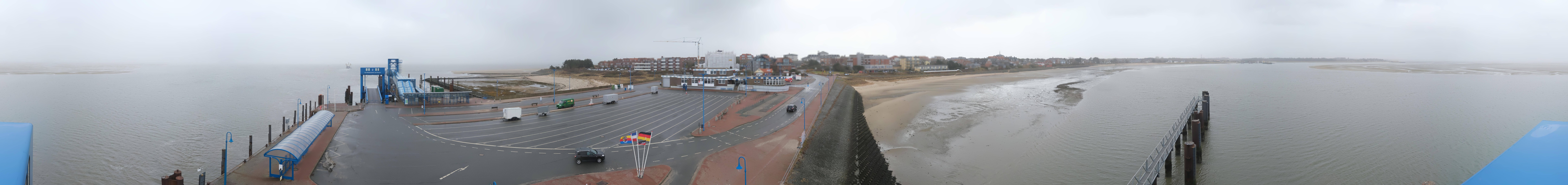 Archiv Foto Webcam Insel Amrum - Fähranleger Wittdün