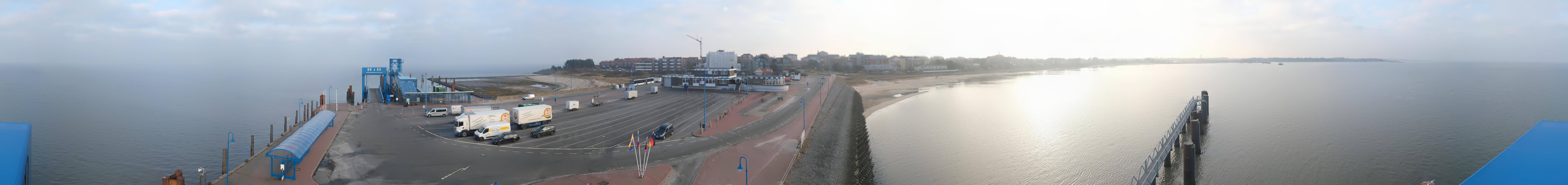 Archiv Foto Webcam Insel Amrum - Fähranleger Wittdün