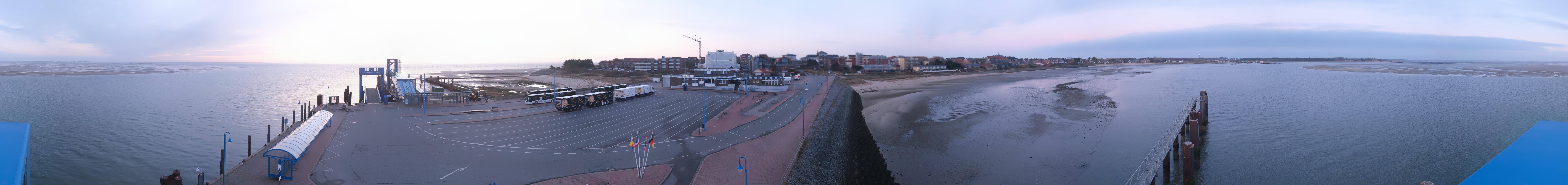 Archiv Foto Webcam Insel Amrum - Fähranleger Wittdün