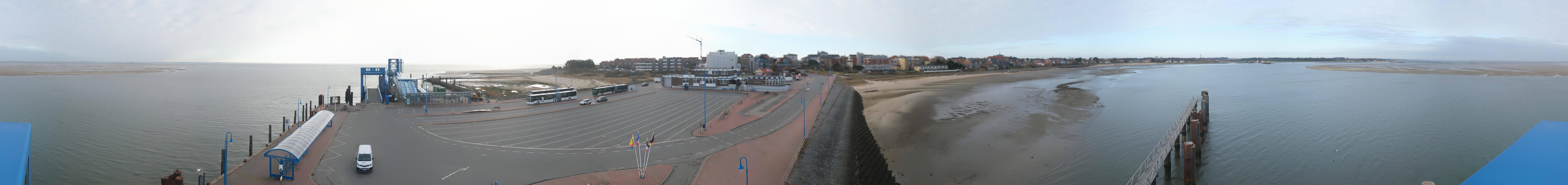 Archived image Webcam Amrum Island - Ferry dock Wittdün