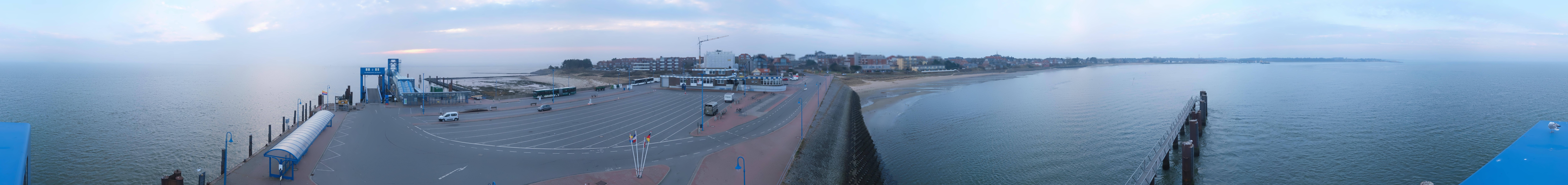 Archiv Foto Webcam Insel Amrum - Fähranleger Wittdün