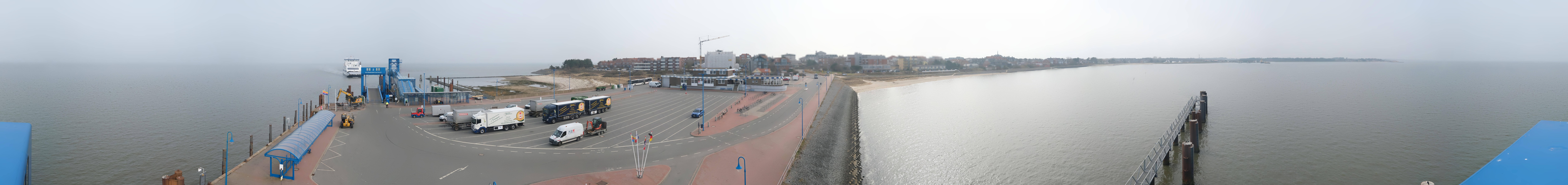 Archiv Foto Webcam Insel Amrum - Fähranleger Wittdün