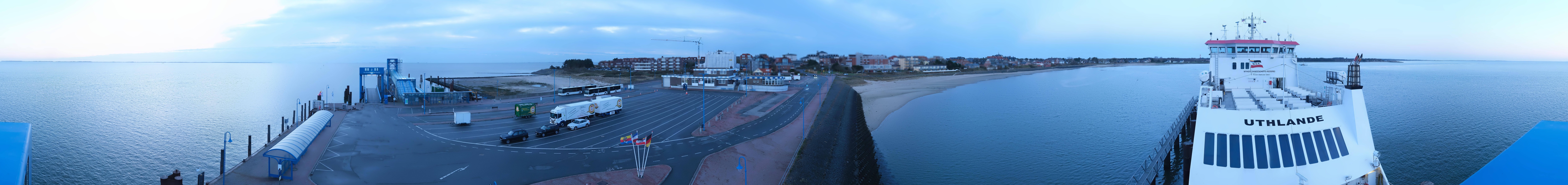 Archiv Foto Webcam Insel Amrum - Fähranleger Wittdün