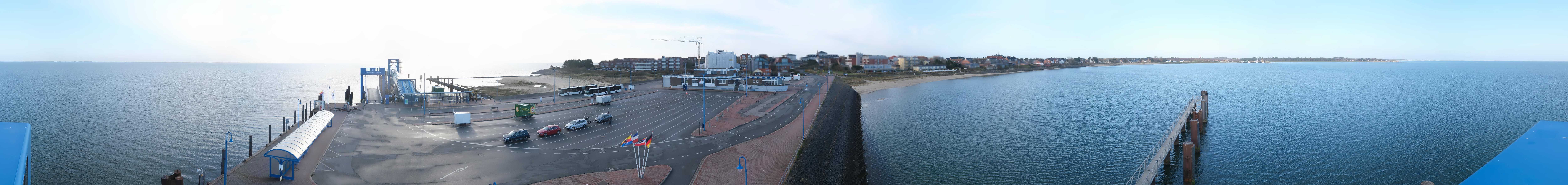 Archiv Foto Webcam Insel Amrum - Fähranleger Wittdün