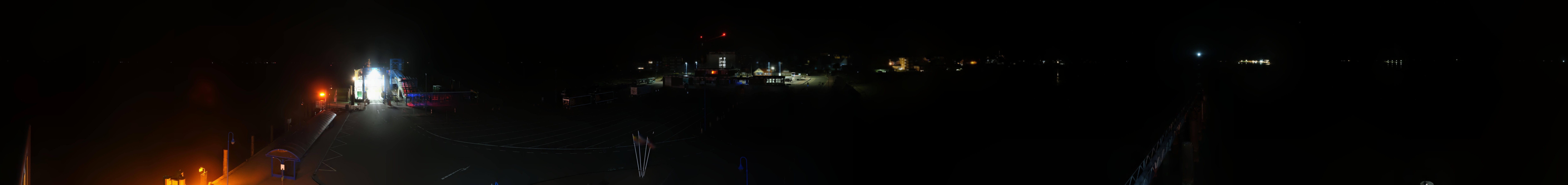 Archived image Webcam Amrum Island - Ferry dock Wittdün