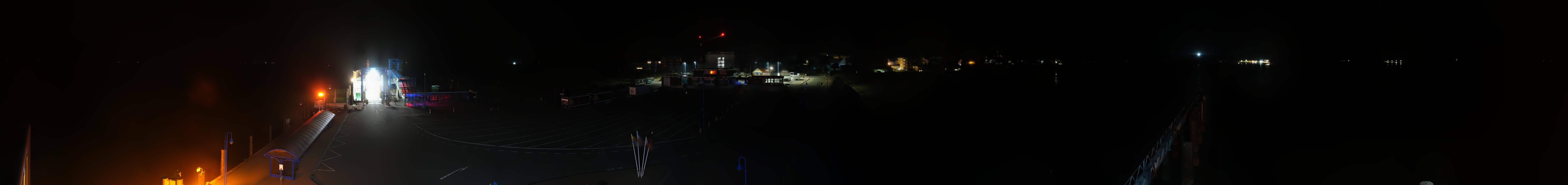 Archived image Webcam Amrum Island - Ferry dock Wittdün