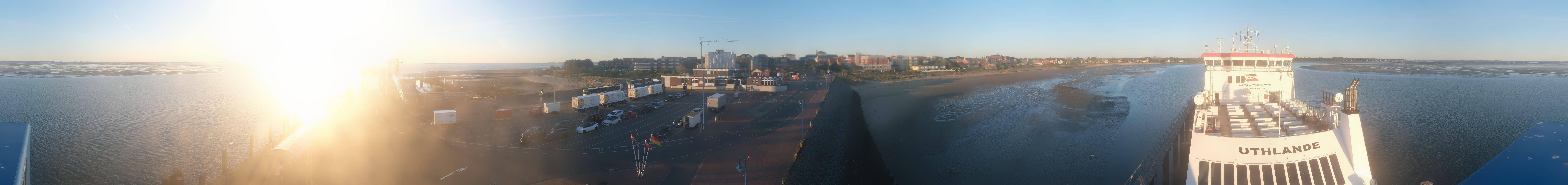 Archiv Foto Webcam Insel Amrum - Fähranleger Wittdün