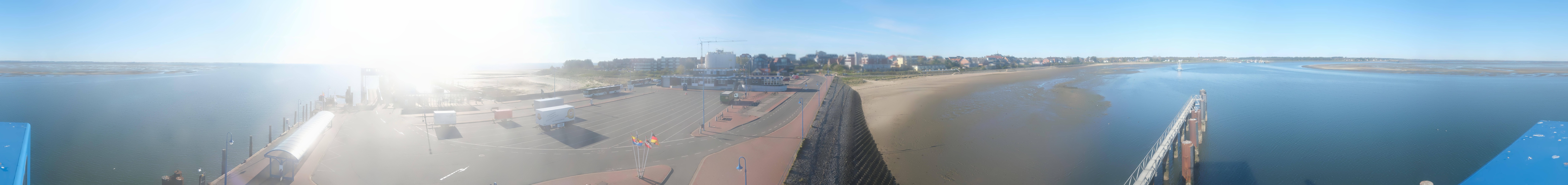 Archiv Foto Webcam Insel Amrum - Fähranleger Wittdün