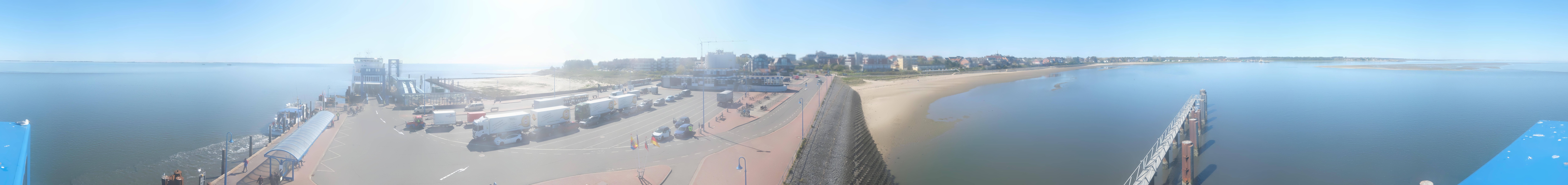 Archiv Foto Webcam Insel Amrum - Fähranleger Wittdün