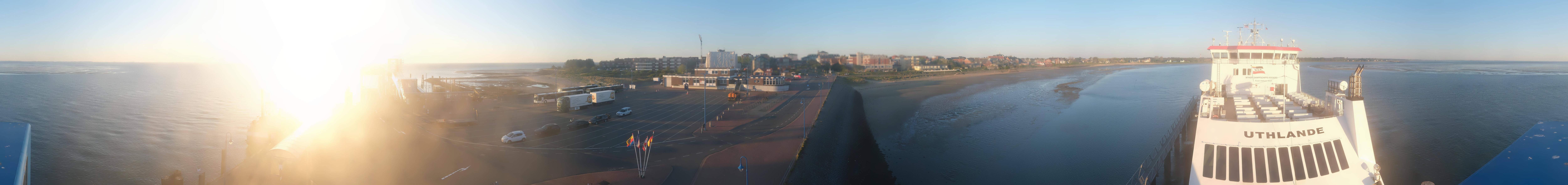 Archiv Foto Webcam Insel Amrum - Fähranleger Wittdün