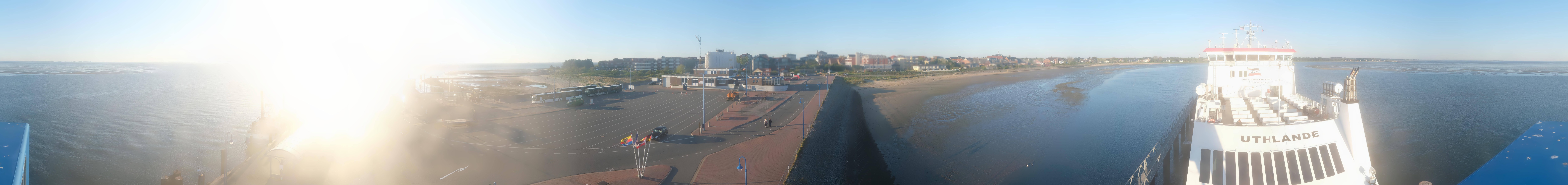 Archiv Foto Webcam Insel Amrum - Fähranleger Wittdün