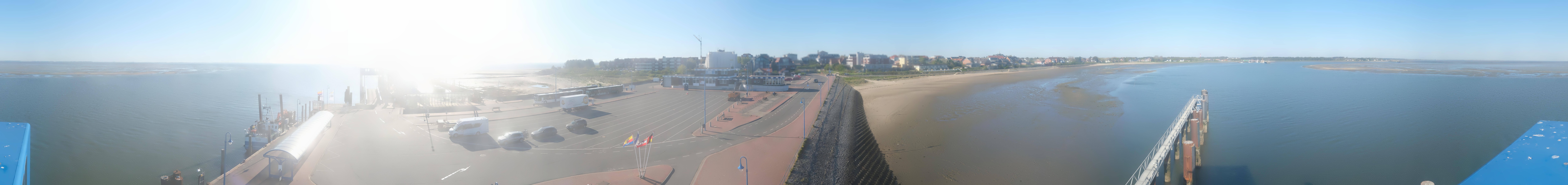 Archiv Foto Webcam Insel Amrum - Fähranleger Wittdün