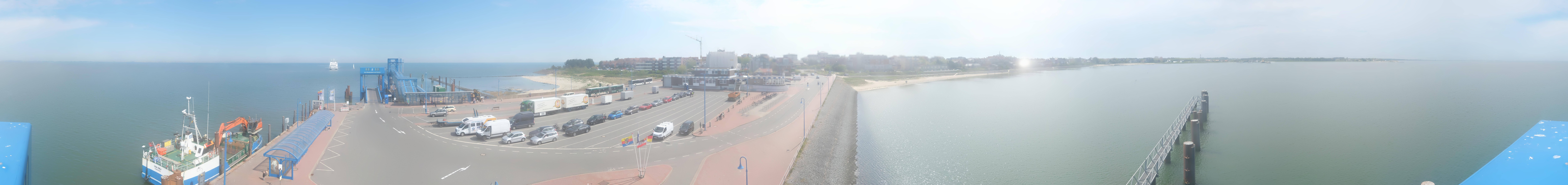 Archiv Foto Webcam Insel Amrum - Fähranleger Wittdün