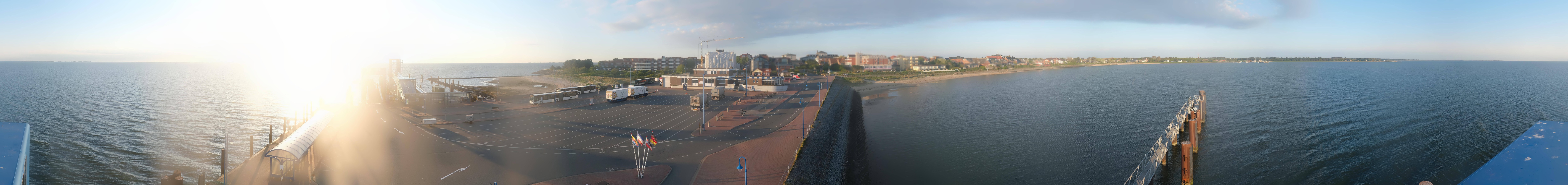 Archiv Foto Webcam Insel Amrum - Fähranleger Wittdün