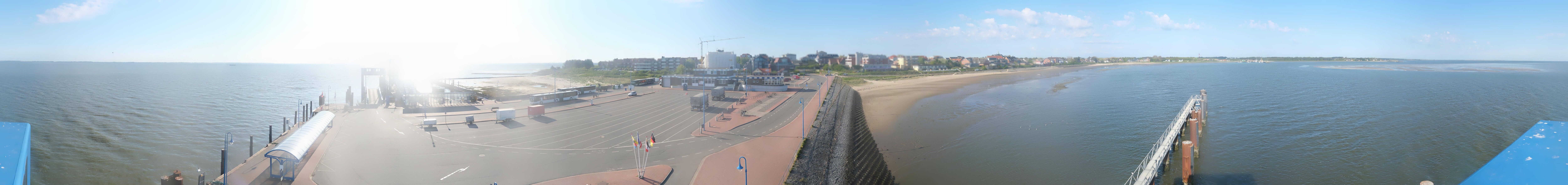 Archiv Foto Webcam Insel Amrum - Fähranleger Wittdün