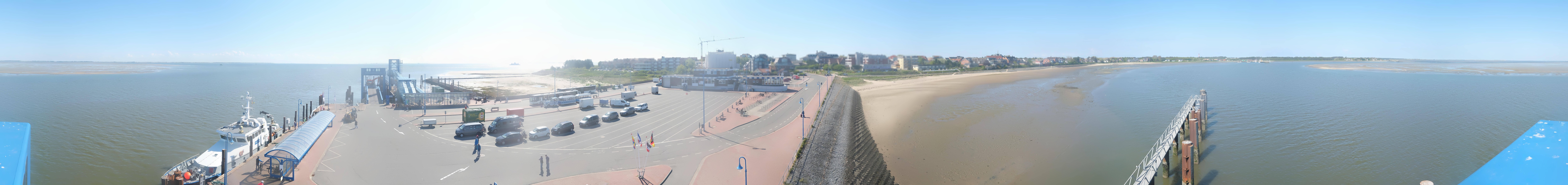 Archiv Foto Webcam Insel Amrum - Fähranleger Wittdün