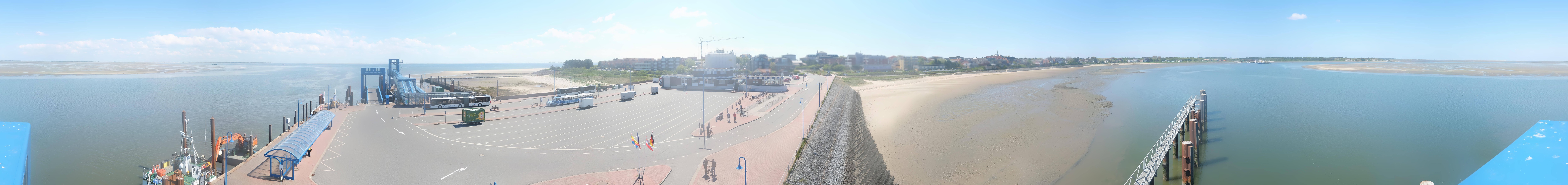 Archiv Foto Webcam Insel Amrum - Fähranleger Wittdün