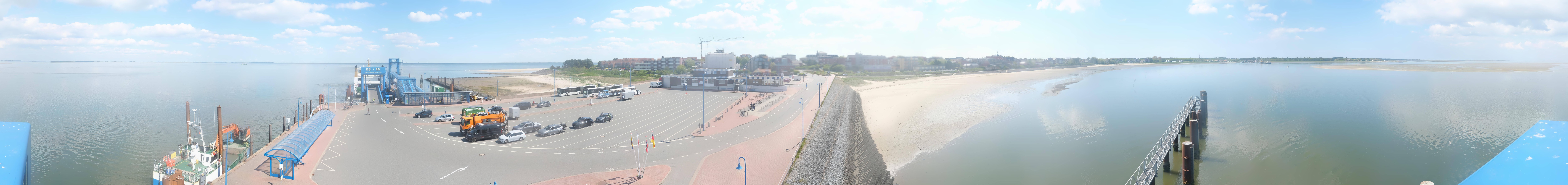 Archiv Foto Webcam Insel Amrum - Fähranleger Wittdün