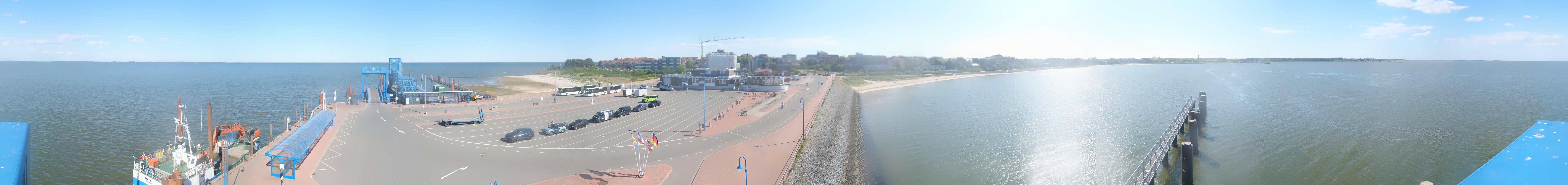 Archiv Foto Webcam Insel Amrum - Fähranleger Wittdün
