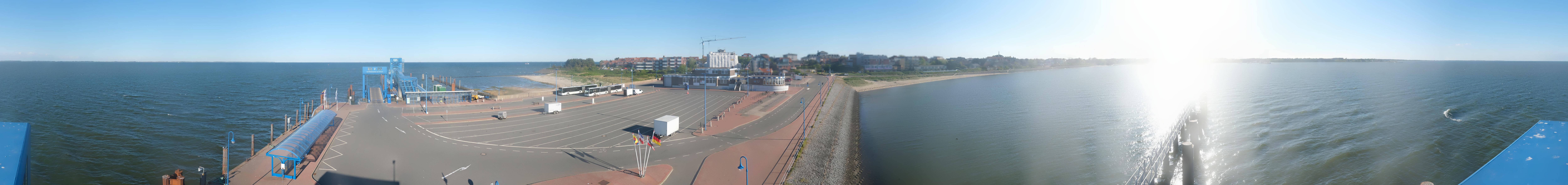 Archiv Foto Webcam Insel Amrum - Fähranleger Wittdün