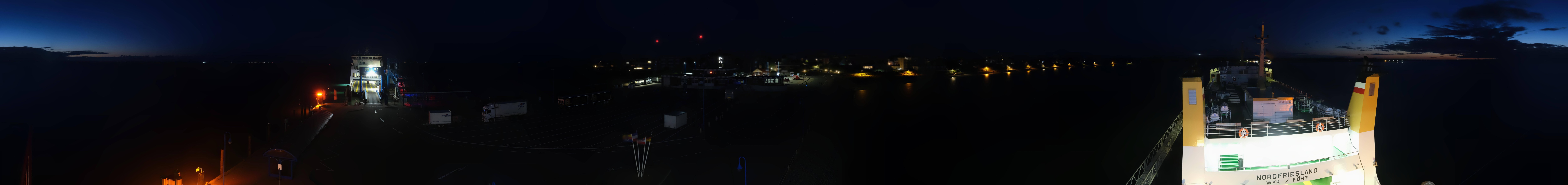 Archiv Foto Webcam Insel Amrum - Fähranleger Wittdün