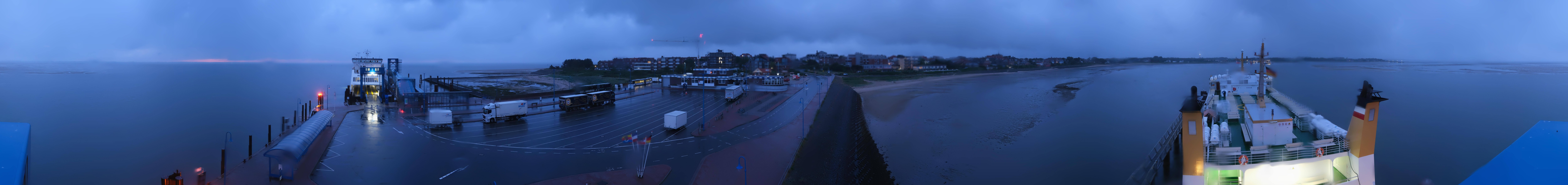 Archiv Foto Webcam Insel Amrum - Fähranleger Wittdün