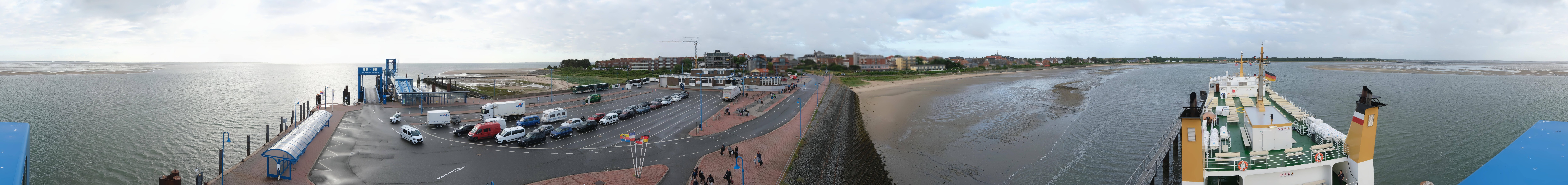Archiv Foto Webcam Insel Amrum - Fähranleger Wittdün