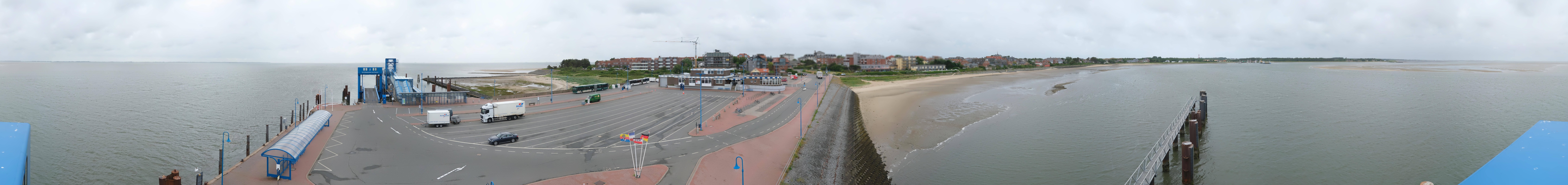 Archiv Foto Webcam Insel Amrum - Fähranleger Wittdün
