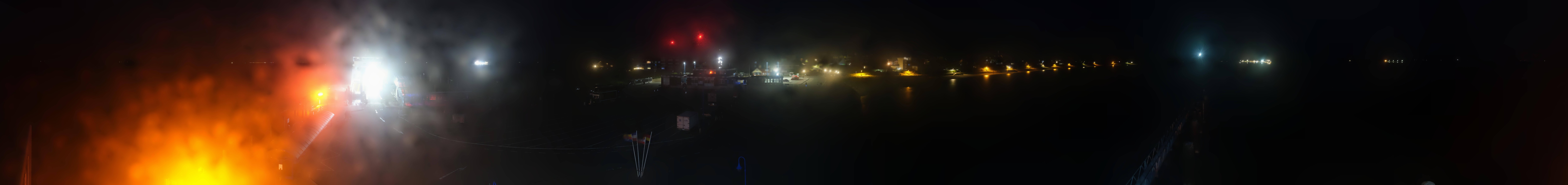 Archived image Webcam Amrum Island - Ferry dock Wittdün