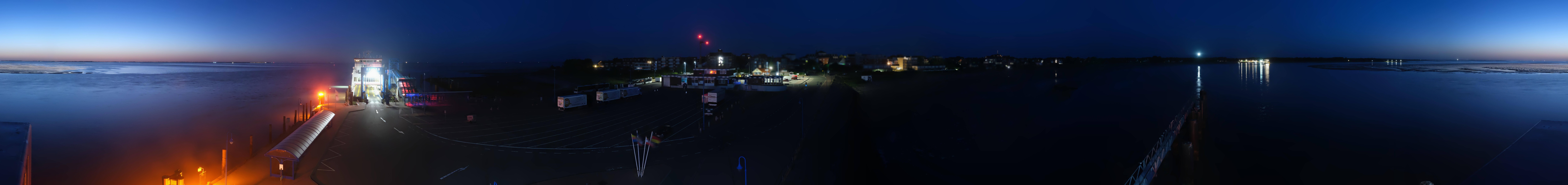 Archiv Foto Webcam Insel Amrum - Fähranleger Wittdün