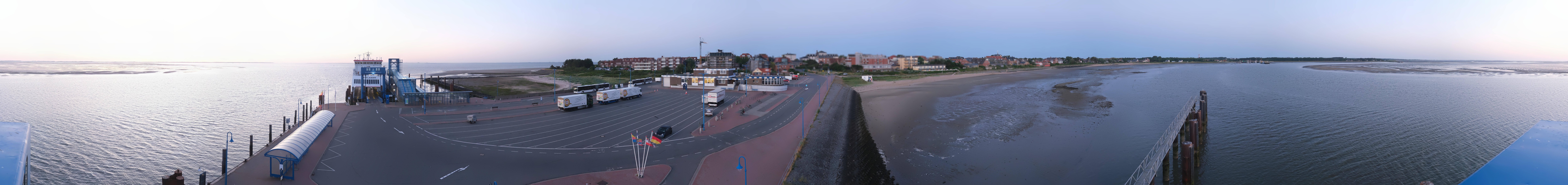 Archiv Foto Webcam Insel Amrum - Fähranleger Wittdün