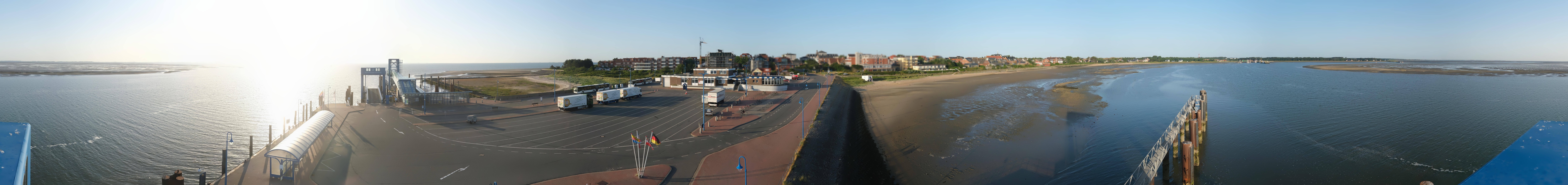 Archiv Foto Webcam Insel Amrum - Fähranleger Wittdün