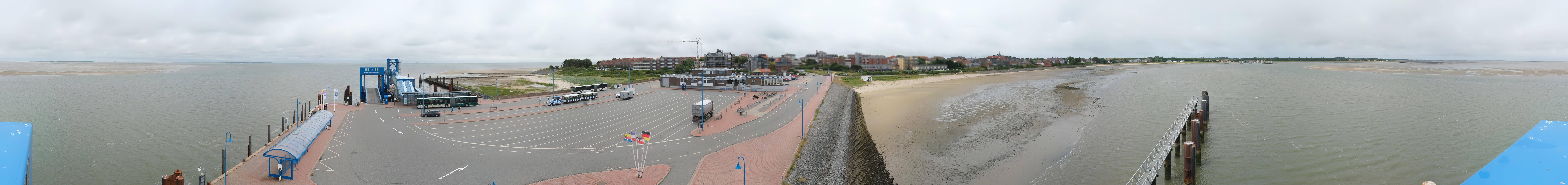 Archiv Foto Webcam Insel Amrum - Fähranleger Wittdün
