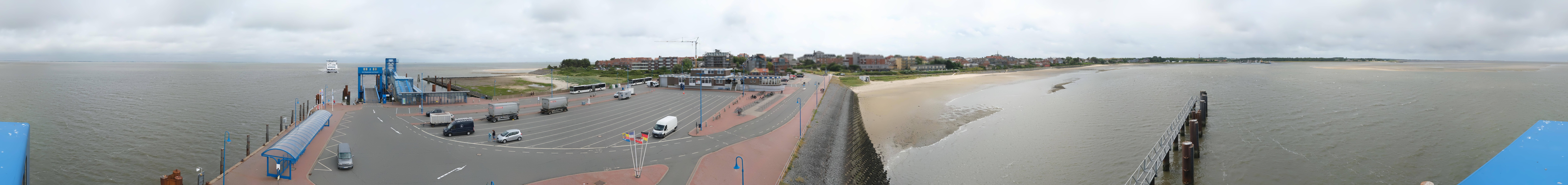 Archiv Foto Webcam Insel Amrum - Fähranleger Wittdün