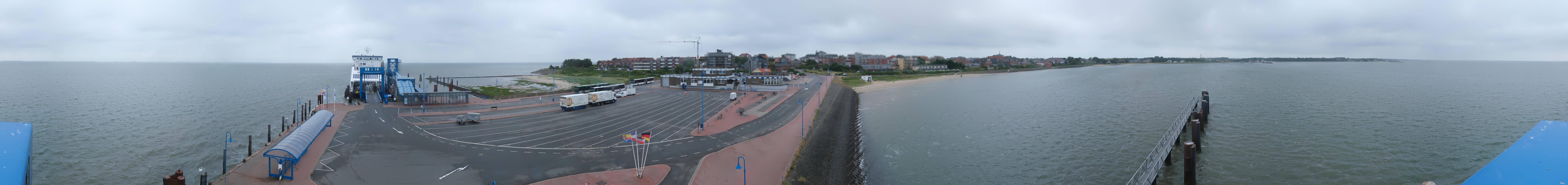 Archiv Foto Webcam Insel Amrum - Fähranleger Wittdün