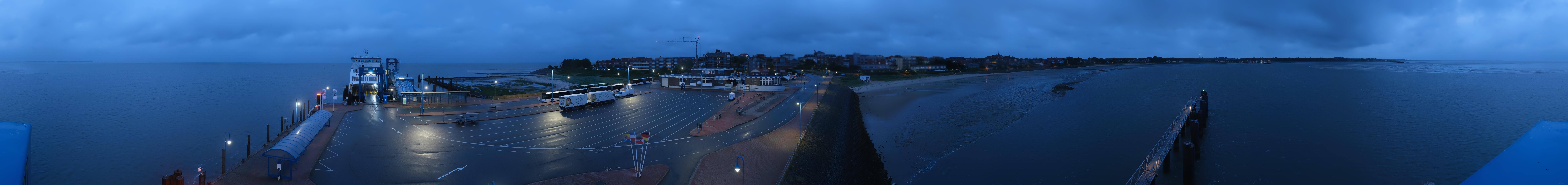 Archiv Foto Webcam Insel Amrum - Fähranleger Wittdün