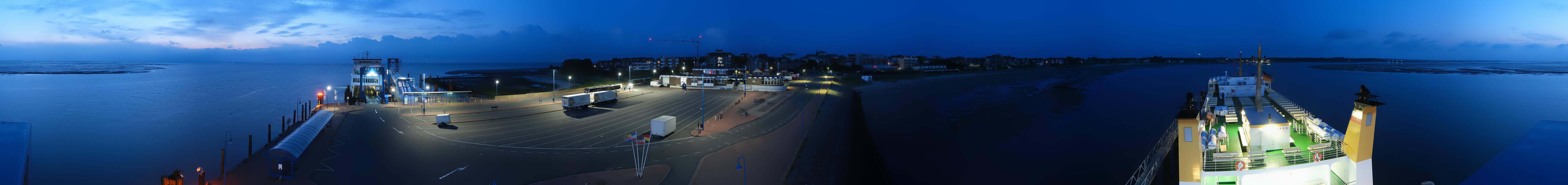 Archiv Foto Webcam Insel Amrum - Fähranleger Wittdün