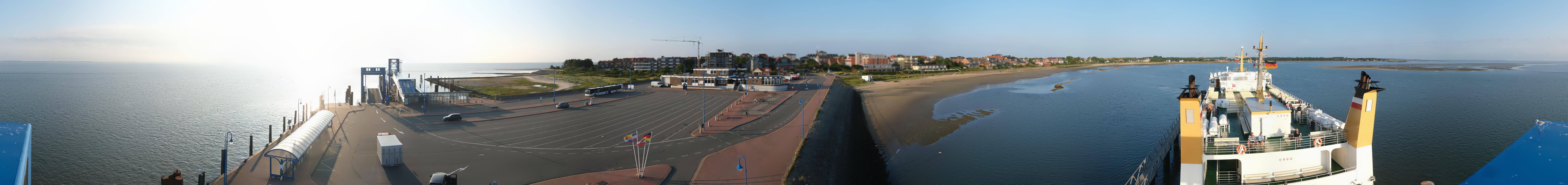Archiv Foto Webcam Insel Amrum - Fähranleger Wittdün