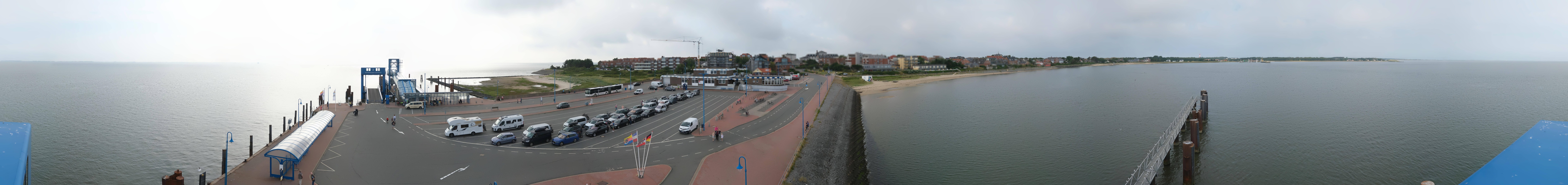 Archiv Foto Webcam Insel Amrum - Fähranleger Wittdün