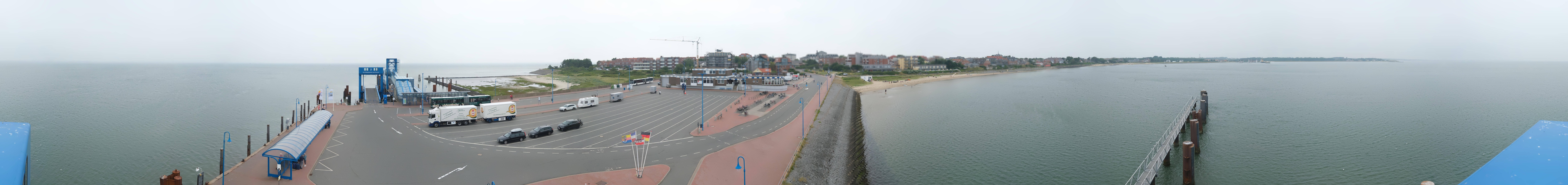 Archiv Foto Webcam Insel Amrum - Fähranleger Wittdün