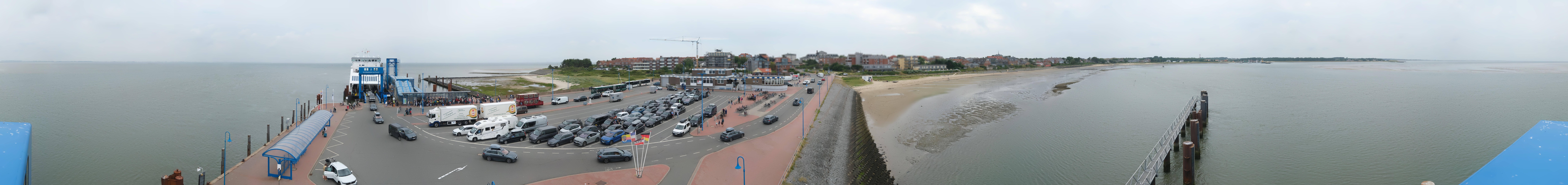 Archiv Foto Webcam Insel Amrum - Fähranleger Wittdün