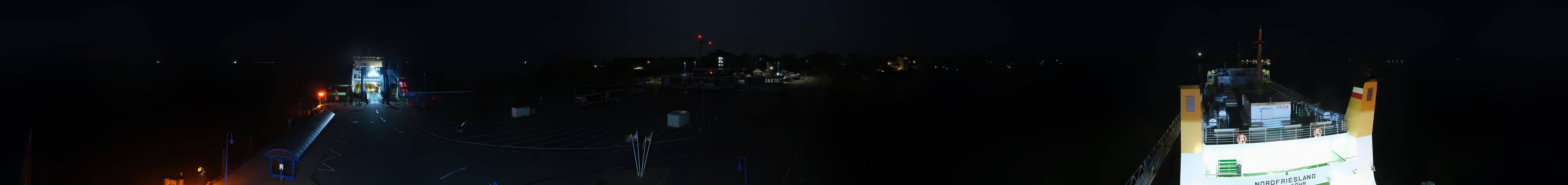 Archiv Foto Webcam Insel Amrum - Fähranleger Wittdün