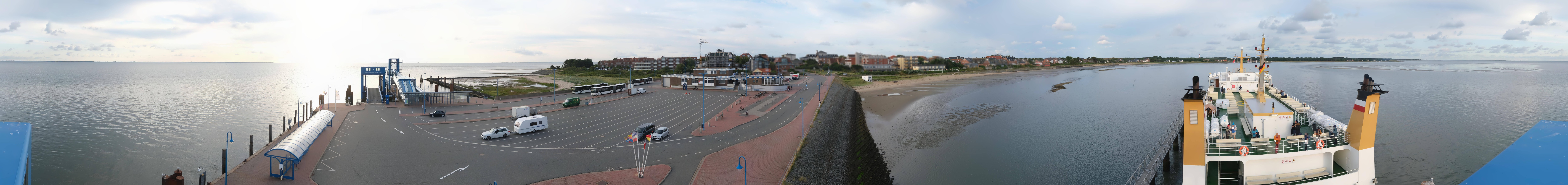 Archiv Foto Webcam Insel Amrum - Fähranleger Wittdün
